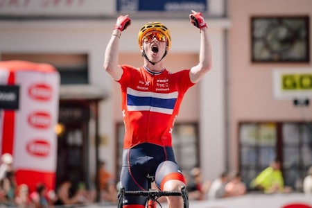 INGEN JUBELSCENER: Andreas Leknessund stiller i VM som fersk U23-Europamester på tempo, men på fellesstarten levnes han få sjanser. Foto: NCF. 