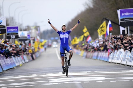 DEN STØRSTE: Niki Terpstra kunne frem til i dg skilte med seier i Paris-Roubaix, nå har han også seier i Flandern rundt på cv'en. Foto: Cor Vos. 