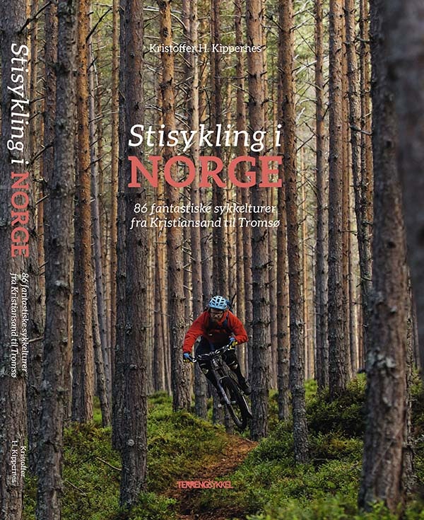 POPULÆRT: Kaupanger og Sogndal generelt er et av landets mest populære steder for stisykling. Her avbildet på forsiden av boka Stisykling i Norge. StisyklingNorge_Cover_NEW!