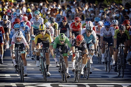 NY REKORD: Peter Sagan har nå 23 andreplasser i Tour de France. Den rekorden kan han takke Caleb Ewan for. Foto: Cor Vos. 