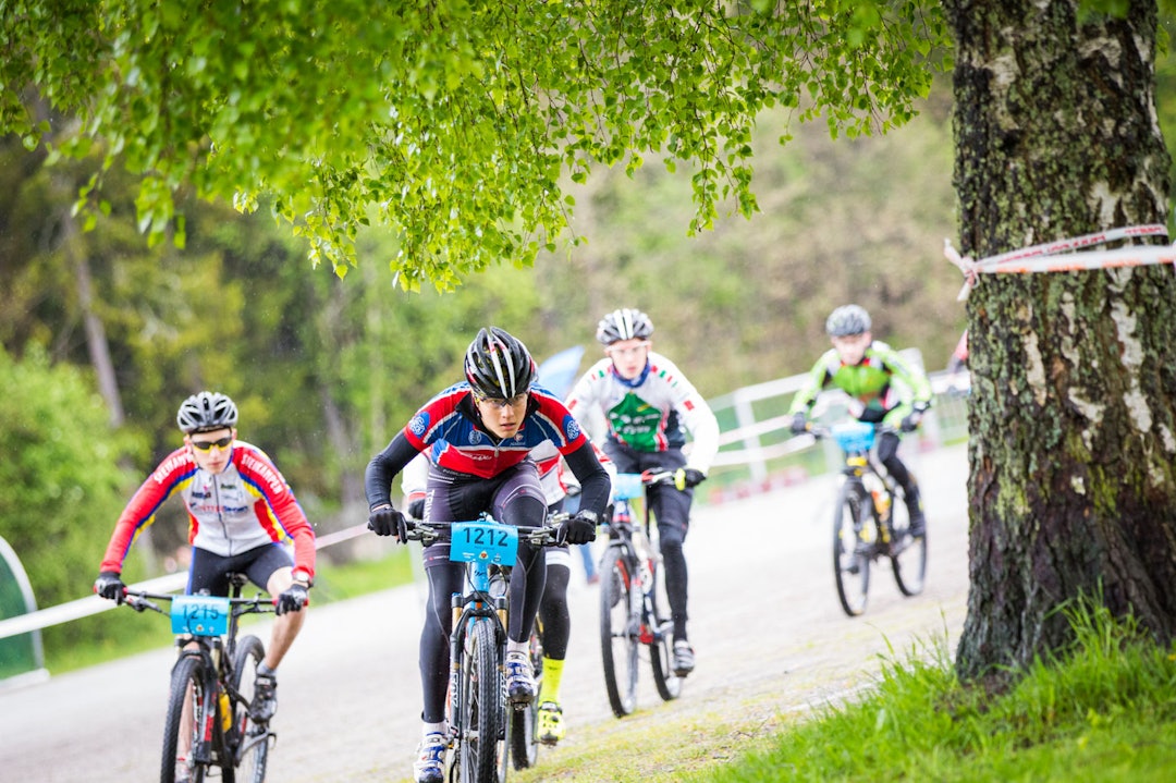 NESTE GENERASJON: Konkurranseinnstinktet er like sterkt hos unge som hos gamle. Mads Grøholdt leder an. TSR2015-5643a