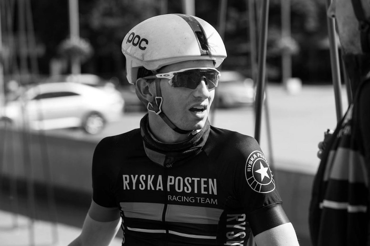 MOTIVERT: Sindre Bjerkestrand Haugsvær, som sykler for det svenske laget Ryska Posten, sykler gjerne 3-4 timer på rulla. Foto: Jimmy Hansen