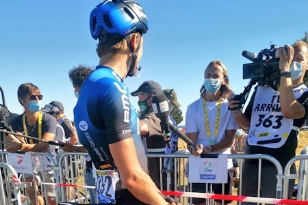 GODT NOK: Edvald kom seg i brudd, men hadde ikke sjans da toget gikk. Foto: NTT Procycling.