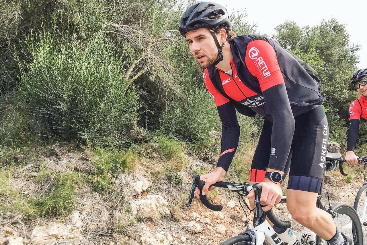 VINTERTRENING: Den norske vinteren er lang og kald, så Kristoffer Ylven Westgaard bryter den opp med noen samlinger i Syden. Foto: Aleksander Skjelbreid VINTERTRENING: Den norske vinteren er lang og kald, så Kristoffer Ylven Westgaard bryter den opp med noen samlinger i Syden. Foto: Aleksander Skjelbreid