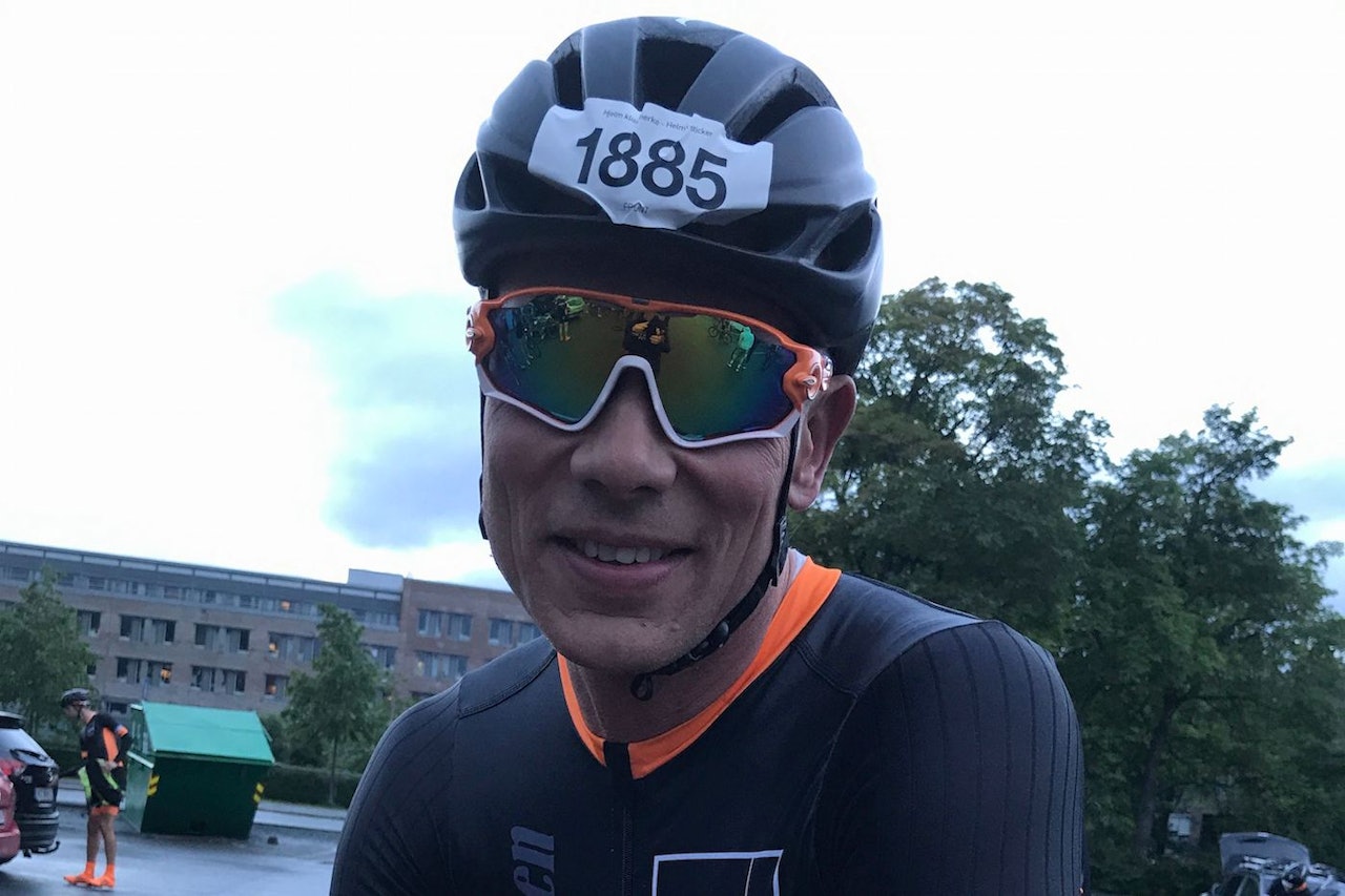 VINTERTRENING: Frode Jermstad trener både inne og ute om vinteren, men finner seg godt til rette på rulla. Foto: Privat VINTERTRENING: Frode Jermstad trener både inne og ute om vinteren, men finner seg godt til rette på rulla. Foto: Privat