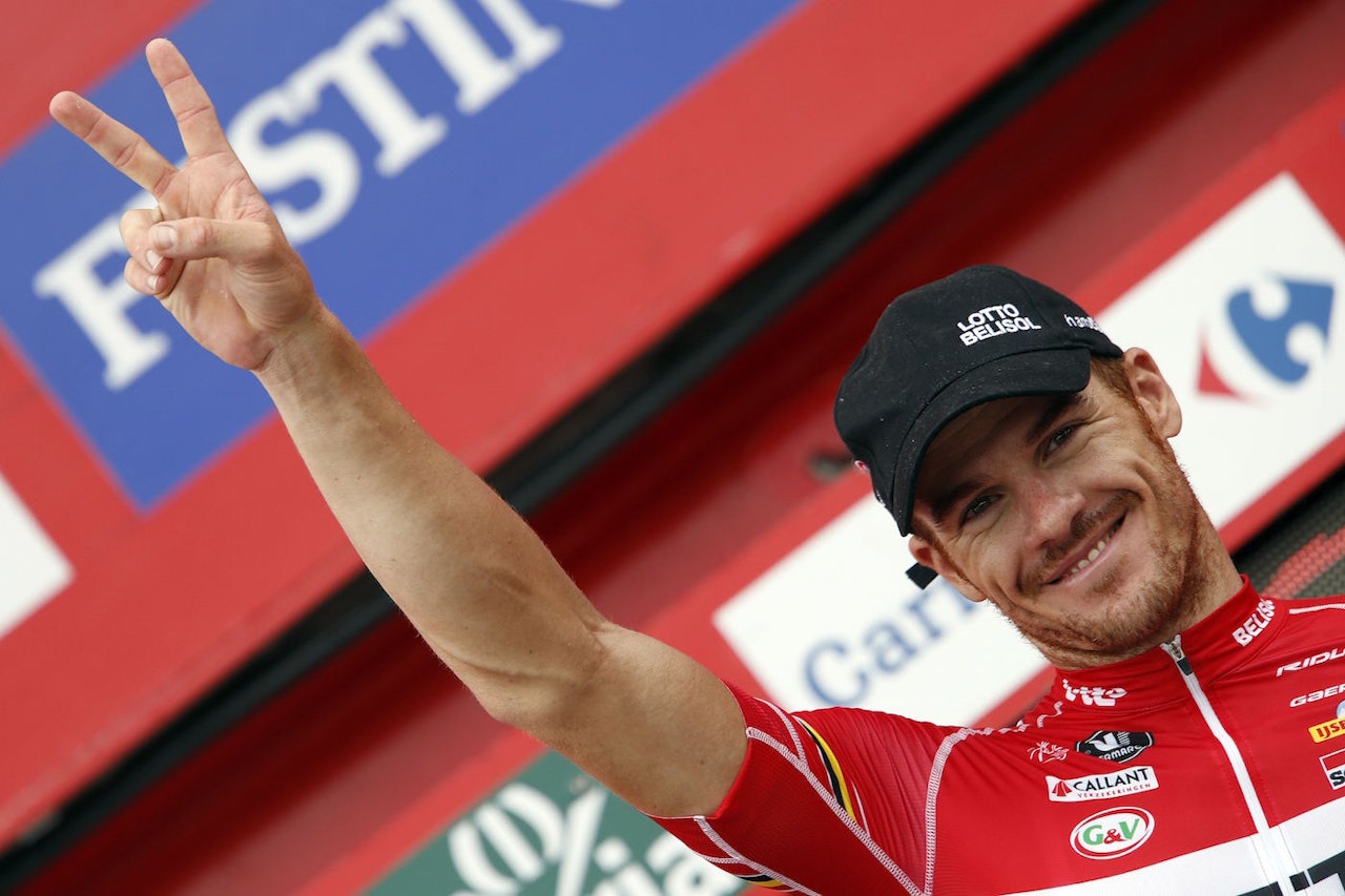 PEACE: Adam Hansen er ikke bare proffsyklist, men også en suksessrik skodesigner. Foto: Cor Vos. PEACE: Adam Hansen er ikke bare proffsyklist, men også en suksessrik skodesigner. Foto: Cor Vos.