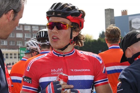 9 SEKUNDER skilte Sedrik Ullebø fra EM-gull i juniorenes fellesstart. Foto: NCF 9 SEKUNDER skilte Sedrik Ullebø fra EM-gull i juniorenes fellesstart. Foto: NCF