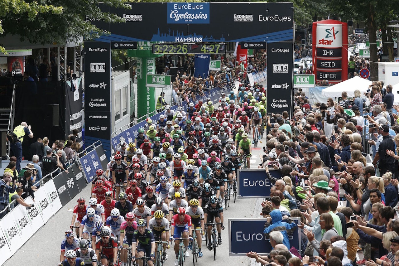 KLASSIKER: Hamburg Cyclassics er det største landeveisarrangementet i Europa. Foto: CORVOS. KLASSIKER: Hamburg Cyclassics er det største landeveisarrangementet i Europa. Foto: CORVOS.