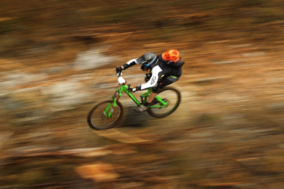 SØRING: En av Kristiansand CykleKlubbs unge håpefulle på FE2. _KHK3982