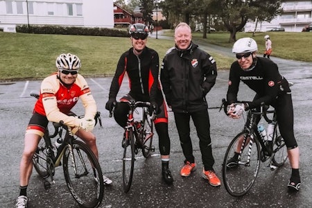 GJENVALGT: Jan-Oddvar Sørnes ble forrige helg gjenvalgt som president i NCF. Sørnes er han som smiler selv om han ikke har sykkel. Foto: NCF.