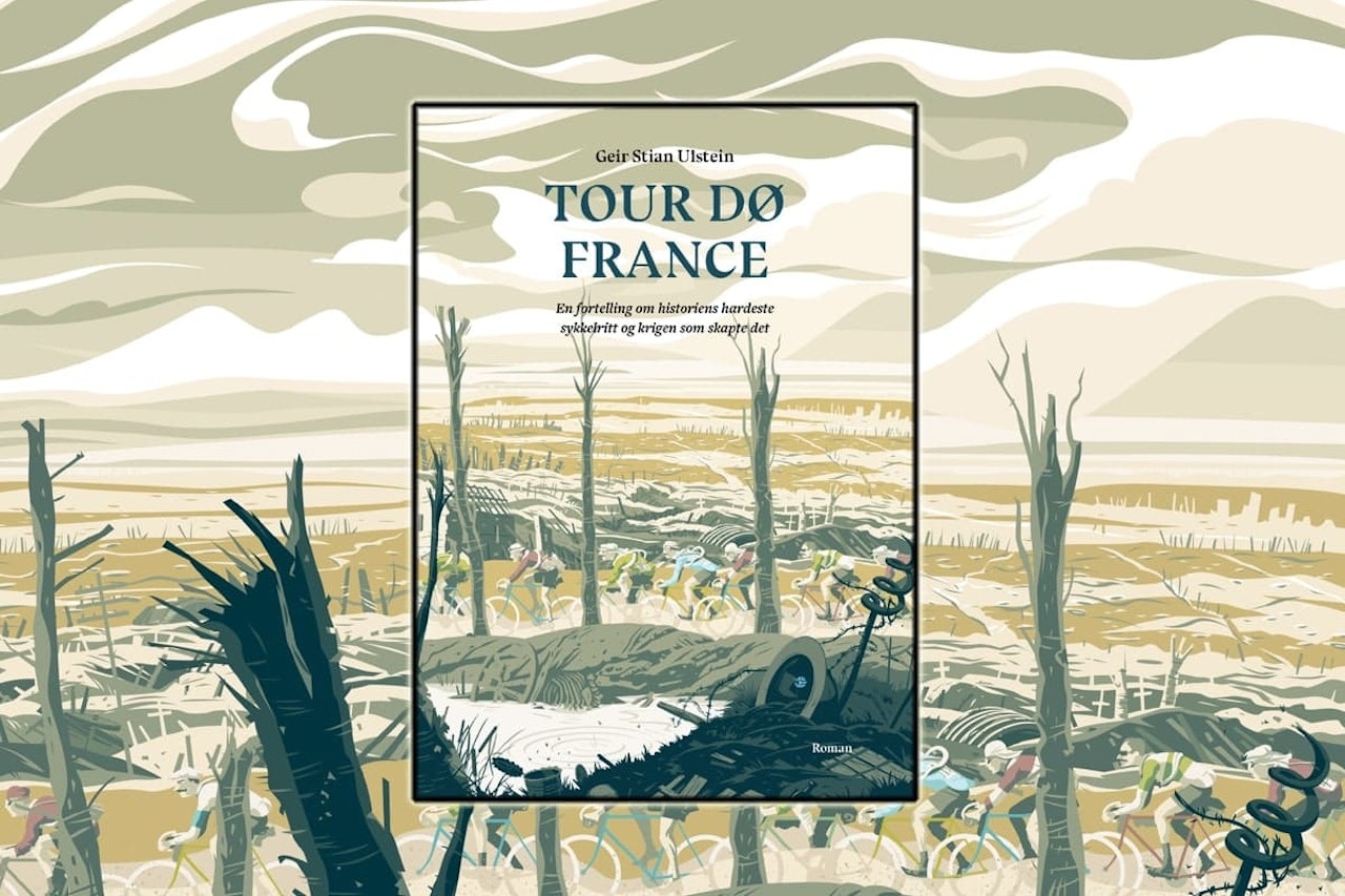 SOMMERLESING: Tour de France var mildest talt annerledes i 1919. I dagens sending får du vite mer om hvordan det var i det herrens etterkrigsår. Illustrasjon: Simon Scarsbrook.  SOMMERLESING: Tour de France var mildest talt annerledes i 1919. I dagens sending får du vite mer om hvordan det var i det herrens etterkrigsår. Illustrasjon: Simon Scarsbrook.