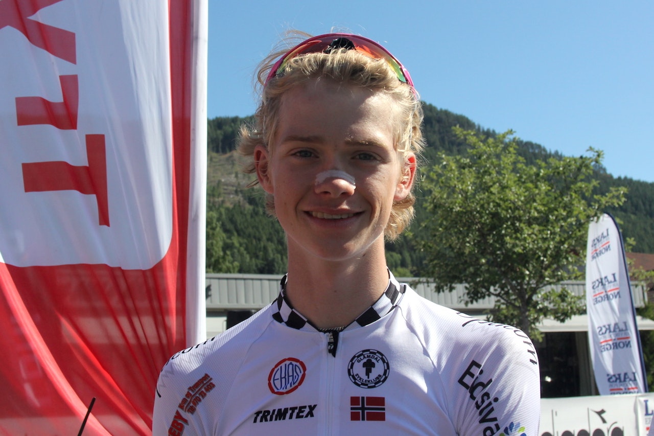 Vegard Stokke vant søndagens fellesstart under Norgescuphelga i Trøndelag