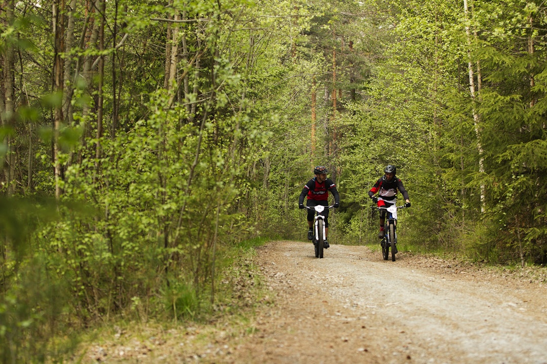 SOSIALT: Transportetappene brukes til å slå av en prat med konkurrentene. _KHK2384