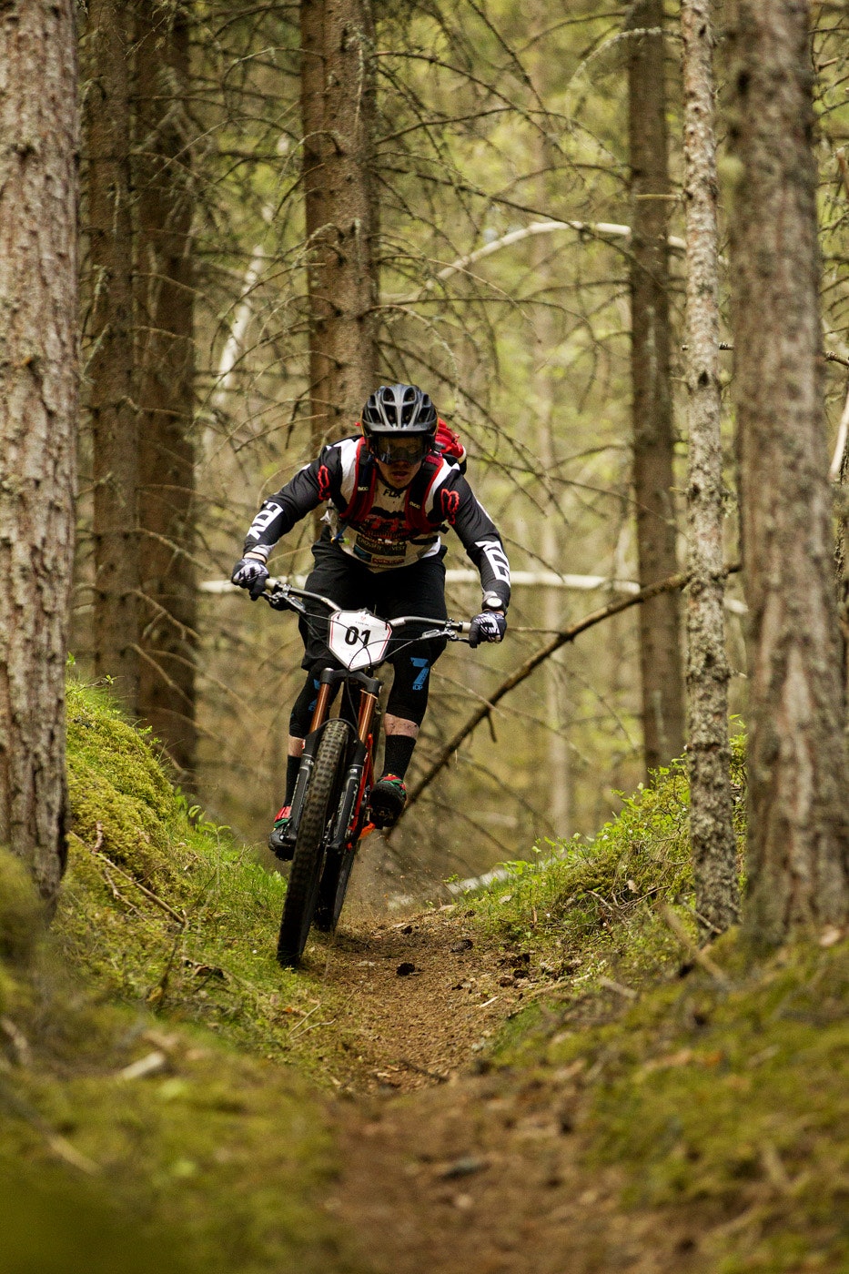 UTFORVETERANEN: Espen Johnsen nådde ikke helt opp på resultatlistene i dag. Han kommer nok til å jage bedre plasseringer på søndagens etapper. _KHK2678