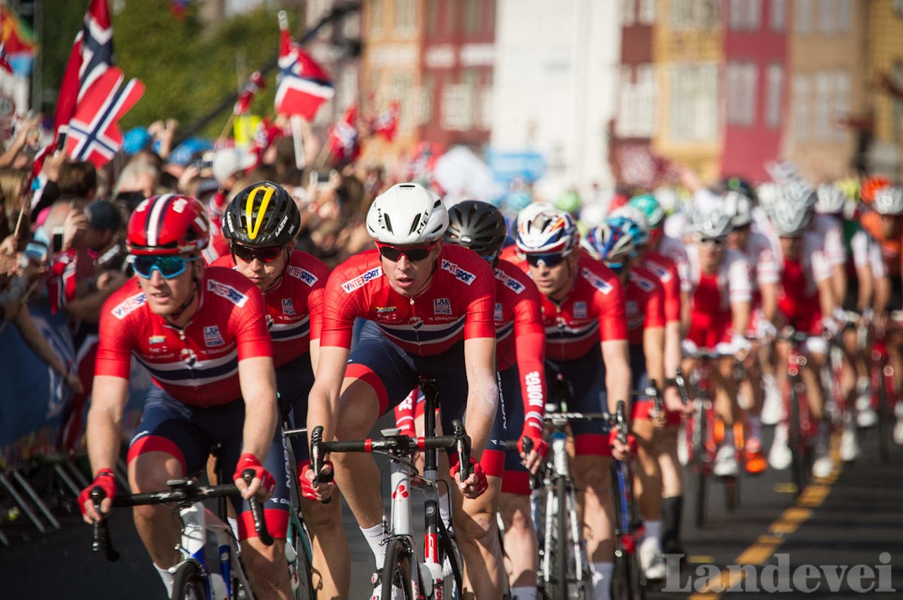 ØKONOMISK KAOS: VM i Bergen var en folkefest som endte med et økonomisk kaos - som i verste fall kan vare til 2035. Foto: Henrik Alpers. vm bergen sykkel