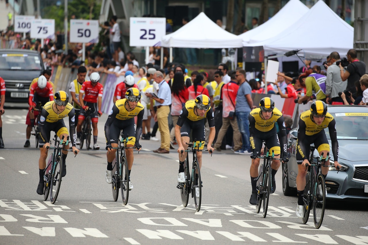 FAVORITTER: Jumbo-Visma har et knallsterkt lag på plass i Hammer Stavanger. Foto: Cor Vos. FAVORITTER: Jumbo-Visma har et knallsterkt lag på plass i Hammer Stavanger. Foto: Cor Vos.