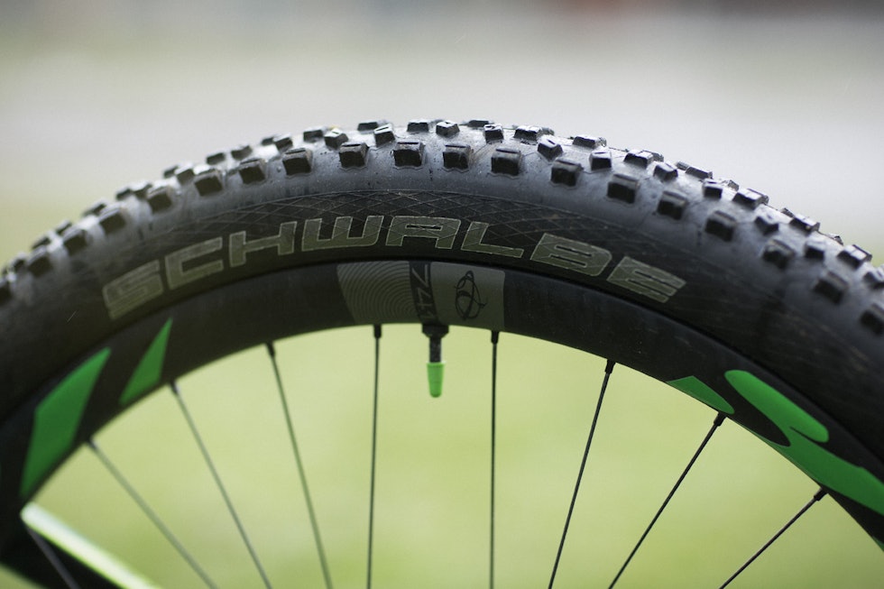 FETT: Feite Ibis 741-felger, med dekk fra Schwalbe. _IPP5625