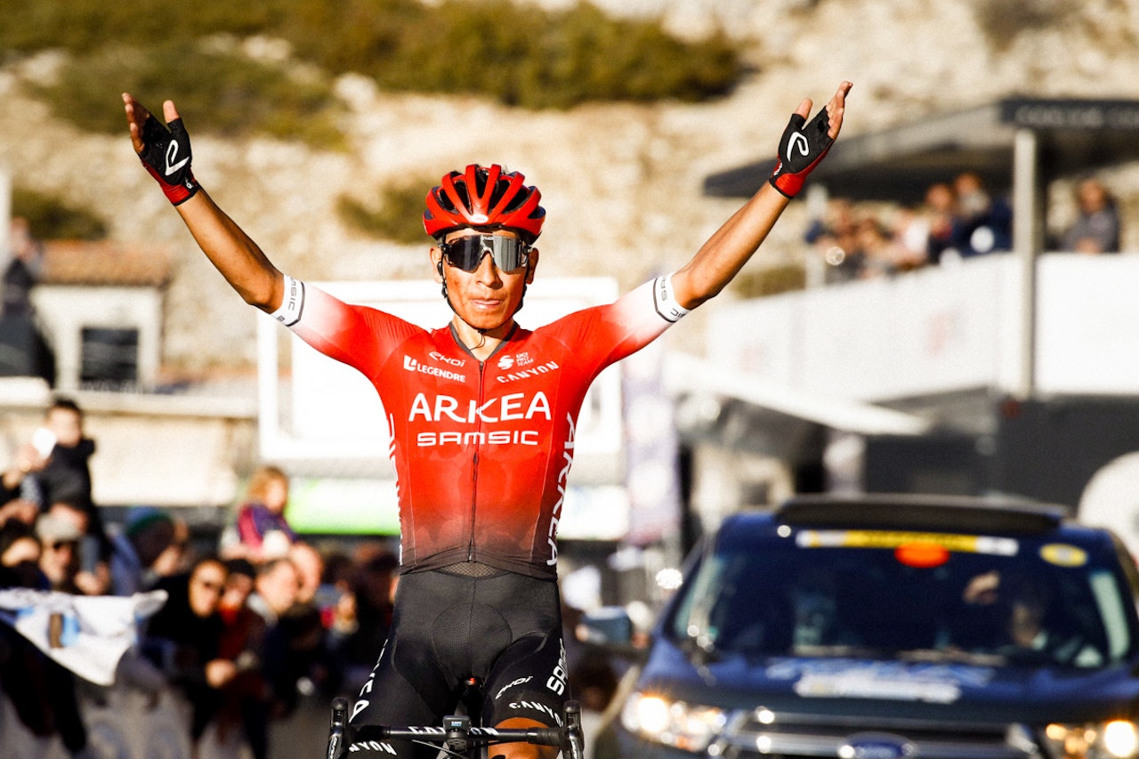PANGSTART: Nairo Quintana har startet sesongen godt, med seier i Tour de Provence og ny «rekord» i Mont Ventoux. Foto: Cor Vos. 