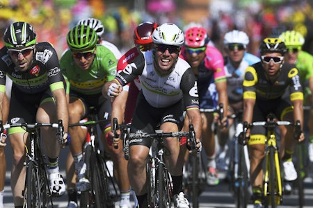 SPURTKONGE: Med fire etappeseiere så langt i Tour de France, er Mark Cavendish definitivt spurtkongen. Foto: Cor Vos. SPURTKONGE: Med fire etappeseiere så langt i Tour de France, er Mark Cavendish definitivt spurtkongen. Foto: Cor Vos.