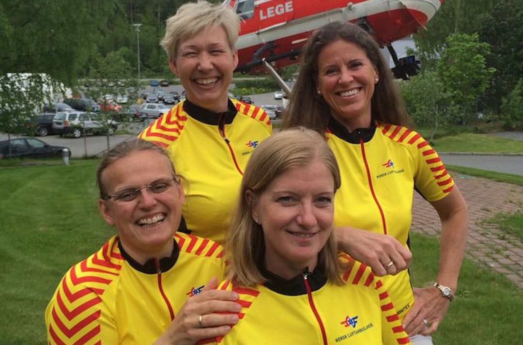 BARE FOR DAMENE: Lagkonkurransen Olavs Døtre 64km er jentenes egen klasse og er åpen for lag fra fire til sju deltakere. Foto: Raumerrittet Norsk Luftambulanse Raumerrittet 64km 2014 - Foto Raumerrittet