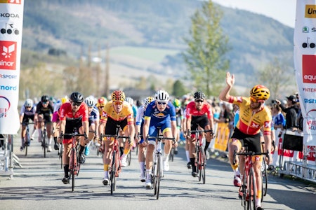 KONTROLL: Uno-X styrte den første runden i Norgescupen, med Idar Andersen først over streken og to lagkamerater hakk i hæl på pallen. Foto: Pål Westgaard