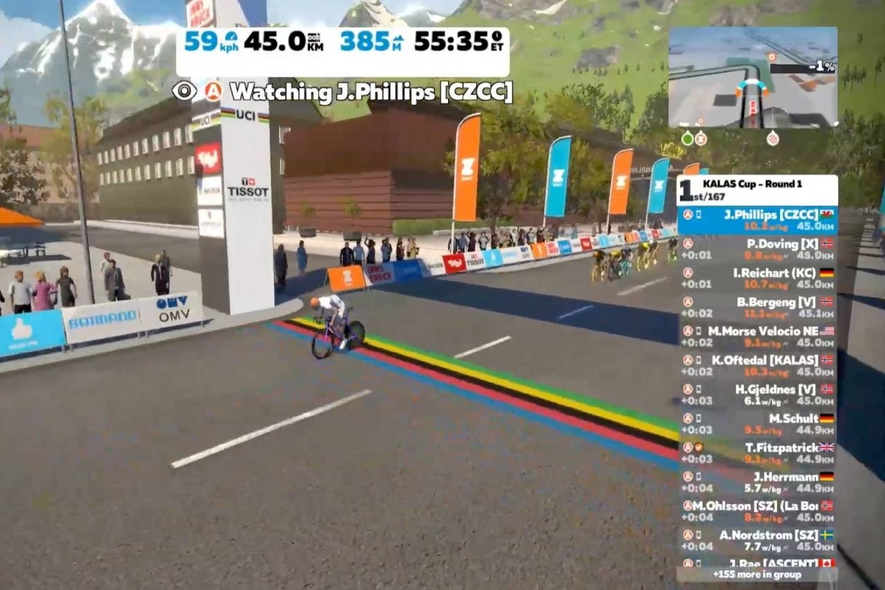KLARE? VI sender runde to av Zwift Kalas Cup live 20.00. KLARE? VI sender runde to av Zwift Kalas Cup live 20.00.