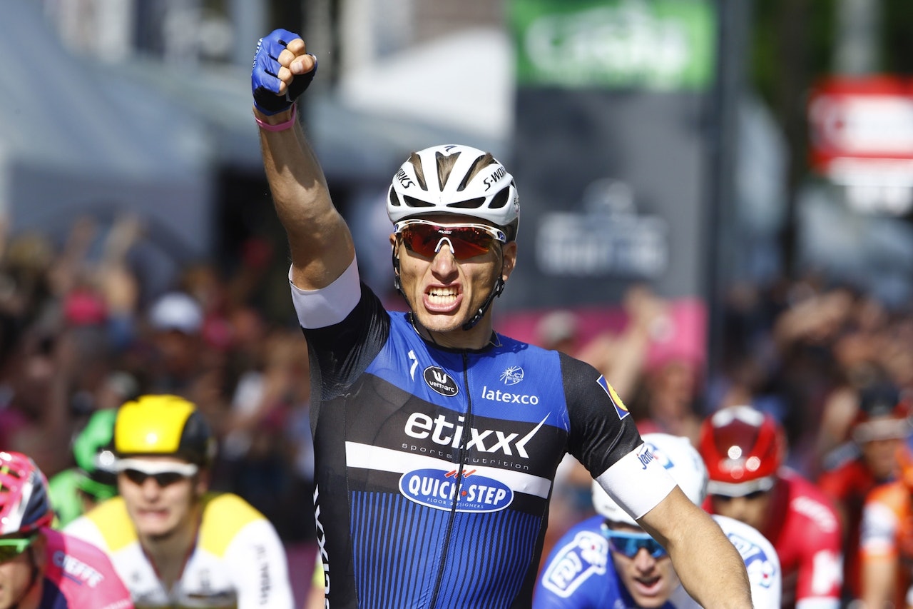 REVANSJE: Marcel Kittel har vært missfornøyd de siste dagene, men idag så satt spurten. Foto: Cor Vos REVANSJE: Marcel Kittel har vært missfornøyd de siste dagene, men idag så satt spurten. Foto: Cor Vos