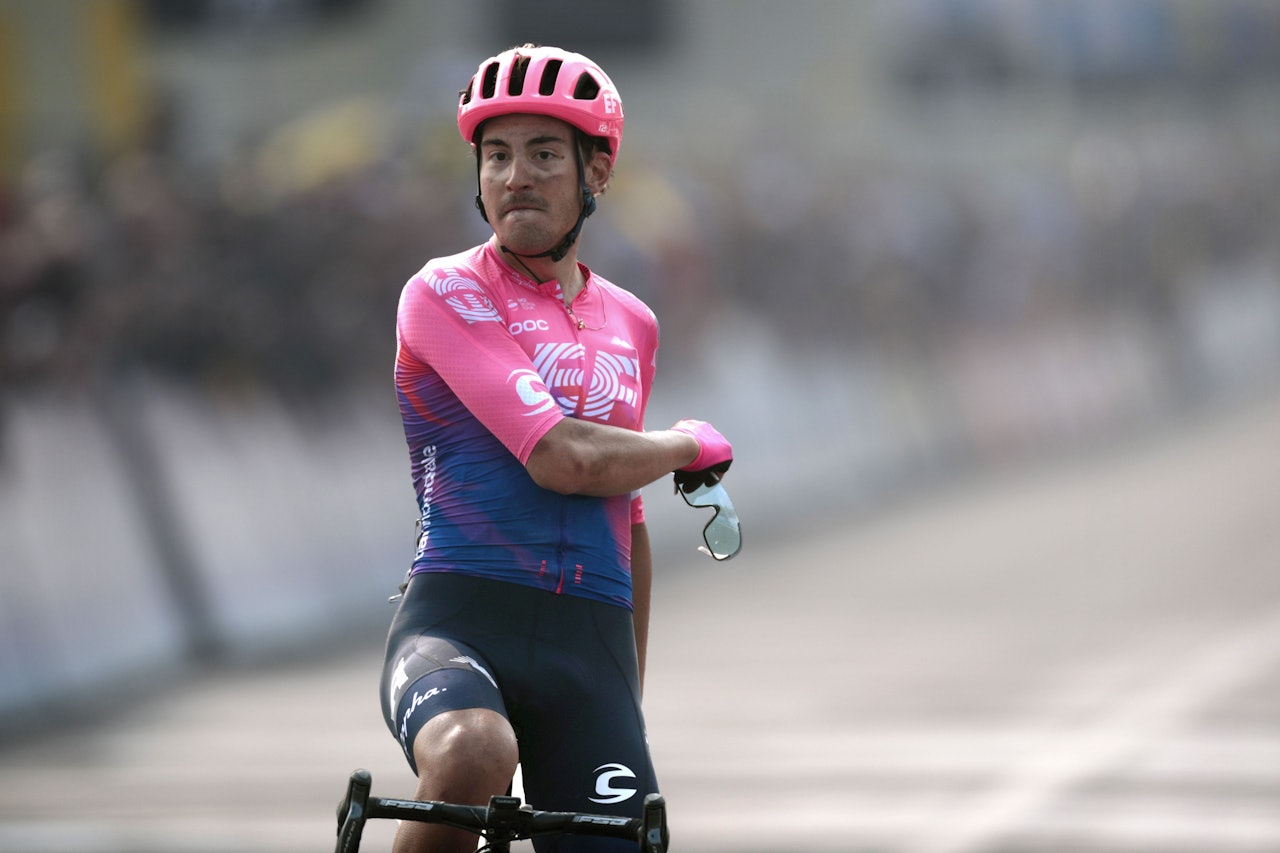 OVERRASKELSE: Alberto Bettiol sjokkerte både seg selv og alle andre da han tok sin første proffseier i Flandern Rundt. Foto: Cor Vos.  OVERRASKELSE: Alberto Bettiol sjokkerte både seg selv og alle andre da han tok sin første proffseier i Flandern Rundt. Foto: Cor Vos.