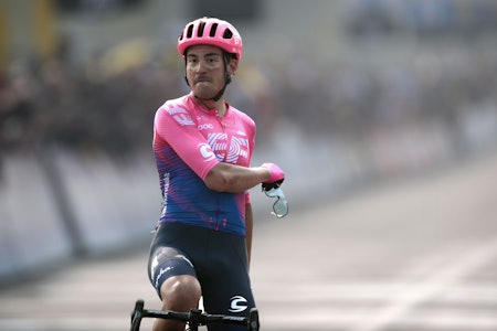 OVERRASKELSE: Alberto Bettiol sjokkerte både seg selv og alle andre da han tok sin første proffseier i Flandern Rundt. Foto: Cor Vos. OVERRASKELSE: Alberto Bettiol sjokkerte både seg selv og alle andre da han tok sin første proffseier i Flandern Rundt. Foto: Cor Vos.