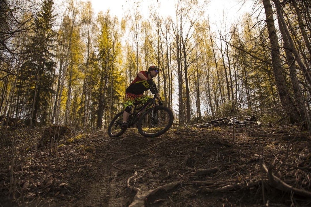 Selvom Sigmund fra Star Motor var der for å skru, fikk han også syklet litt. IMG_5575