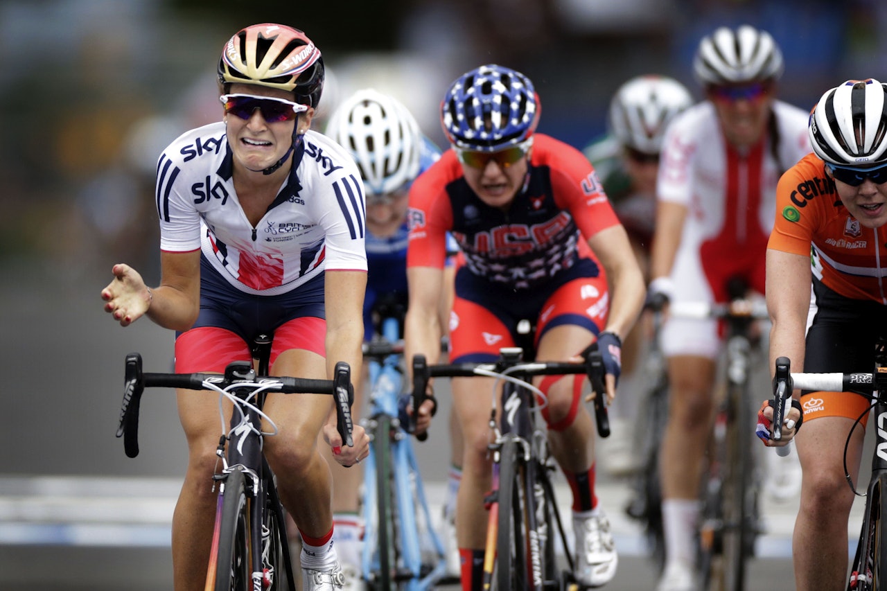 VINNEREN: Lizzie Armitstead var tydlig preget av øyeblikket da hun passerte målstreken i Richmond. Foto: Cor Vos VINNEREN: Lizzie Armitstead var tydlig preget av øyeblikket da hun passerte målstreken i Richmond. Foto: Cor Vos