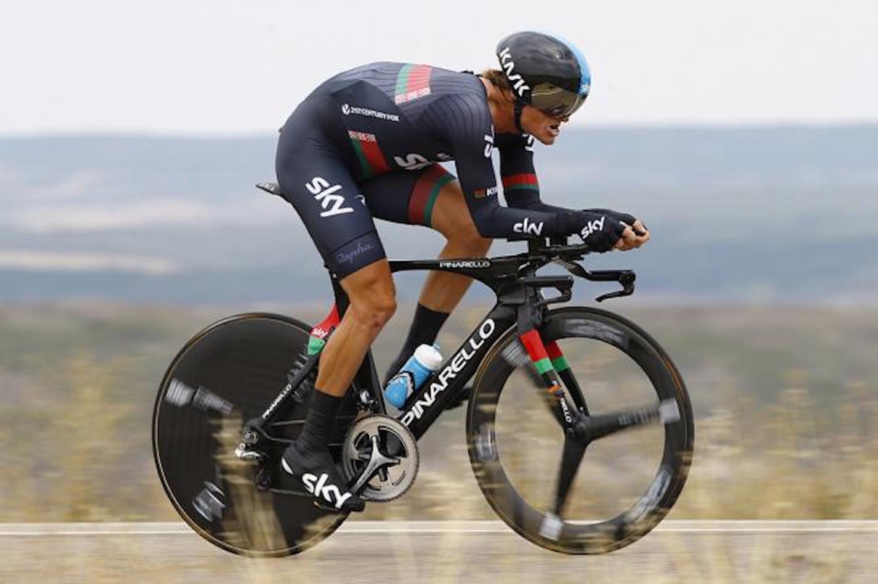 Vasil Kiryienka fra Hviterussland er verdensmester på tempo.  Vasil Kiryienka fra Hviterussland er verdensmester på tempo.