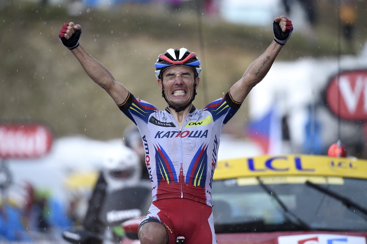 PURITO: Joaquim Rodriguez tok etappeseieren på dagens etappe. Foto: Cor Vos PURITO: Joaquim Rodriguez tok etappeseieren på dagens etappe. Foto: Cor Vos