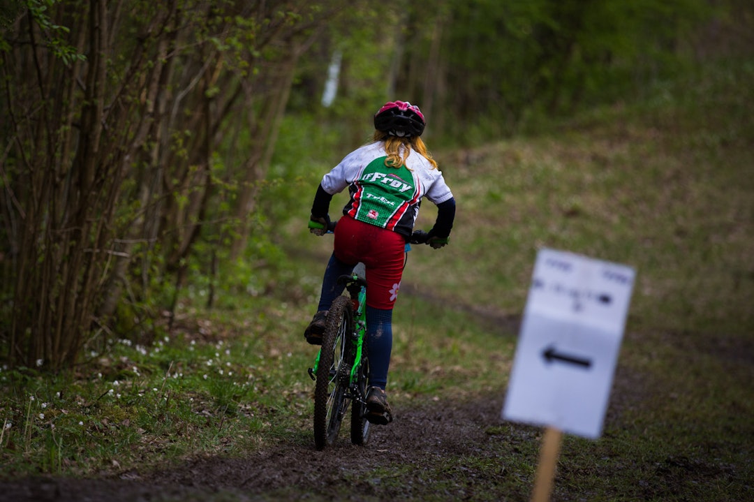 FØRST UT: Som vanlig var det de yngste som fikk prøve seg først. (foto: Snorre Veggan) ubcup-3308a