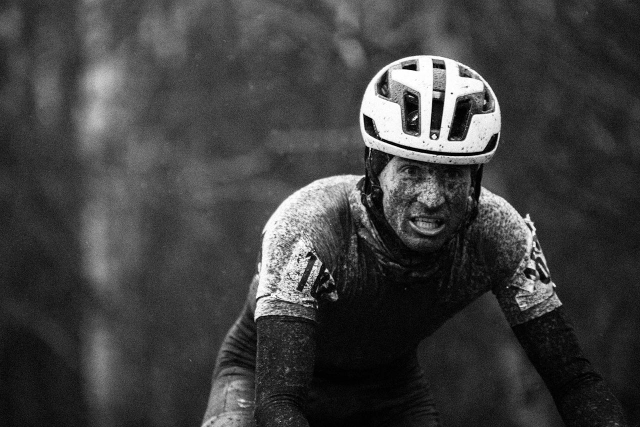 ISKALDT: Kristian Oftedal var en av rytterne som så ut som han hadde mistet det fullstendig i kulda.  ISKALDT: Kristian Oftedal var en av rytterne som så ut som han hadde mistet det fullstendig i kulda.