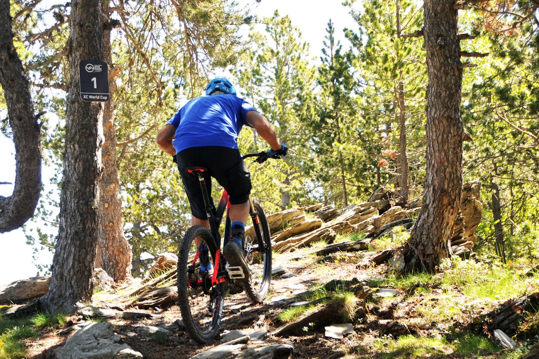 Vallnord er vertskap for verdenscupen i rundbane hvert år. Foto: Vallnord Andorra Vallnord Bikepark XCO circuit WC - Foto Vallnord 1400x933