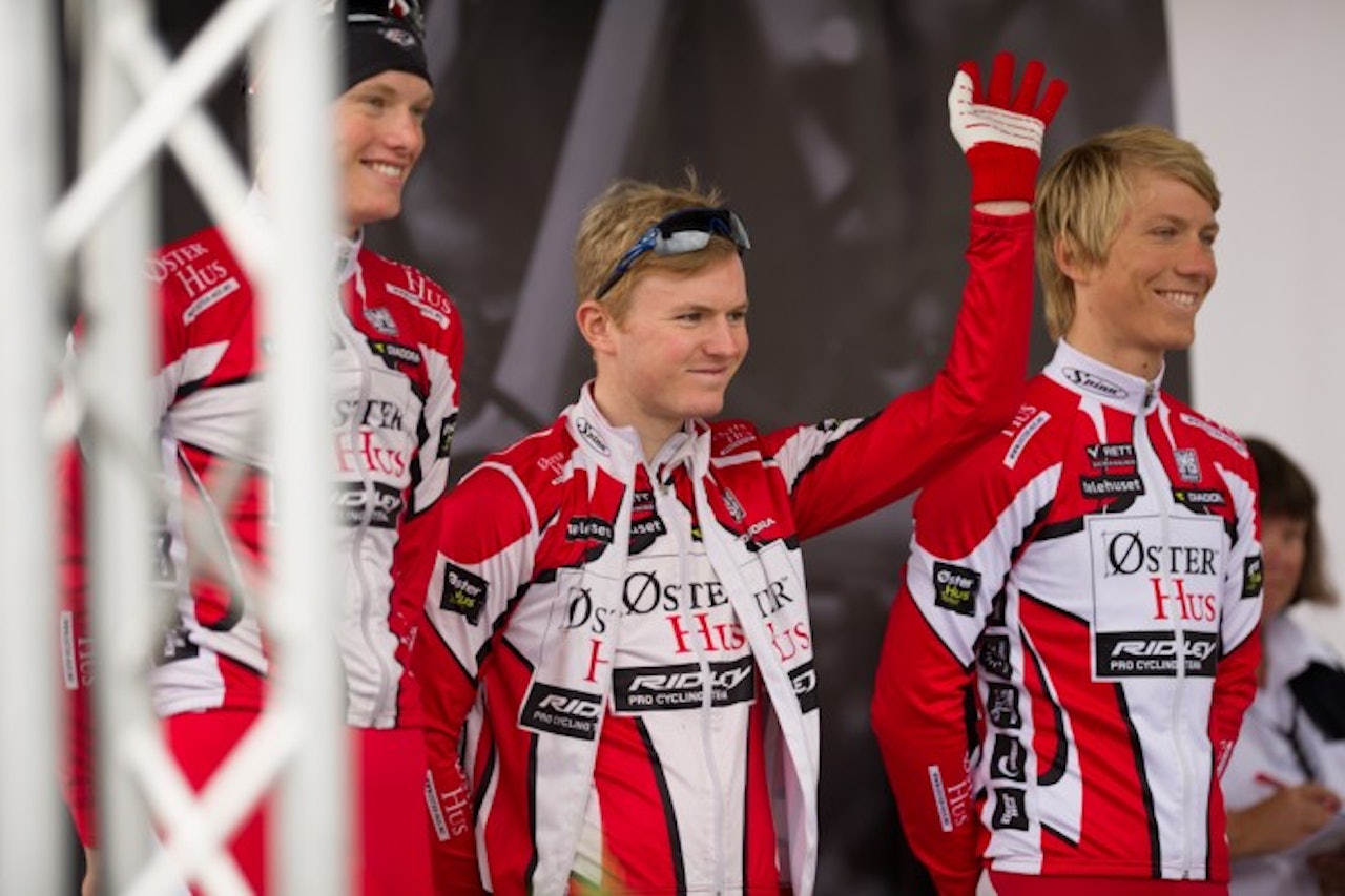 STERK: August Jensen sikret seieren i gårsdagens etappe av Les Plages Vendéennes. STERK: August Jensen sikret seieren i gårsdagens etappe av Les Plages Vendéennes.