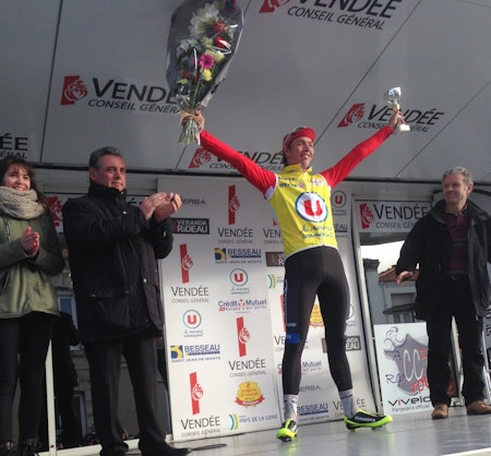 ENDELIG: 21 år gamle Oscar Landa vant gårsdagens etappe i Les Plages Vendéennes. Foto: Coop-Østerhus.
