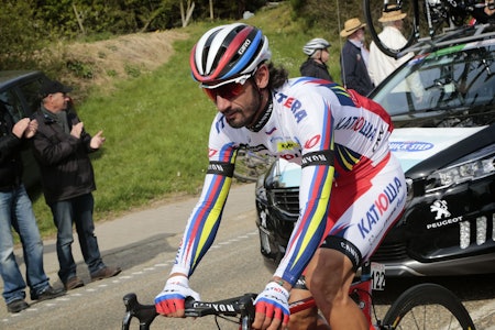 FERSKET IGJEN: En ny test av en prøve fra 2012 førte til at Giampaolo Caruso ble dopingtatt for andre gang i karrièren. Foto: Cor Vos. 
