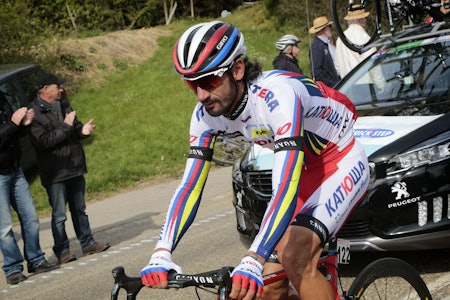 FERSKET IGJEN: En ny test av en prøve fra 2012 førte til at Giampaolo Caruso ble dopingtatt for andre gang i karrièren. Foto: Cor Vos.  FERSKET IGJEN: En ny test av en prøve fra 2012 førte til at Giampaolo Caruso ble dopingtatt for andre gang i karrièren. Foto: Cor Vos.
