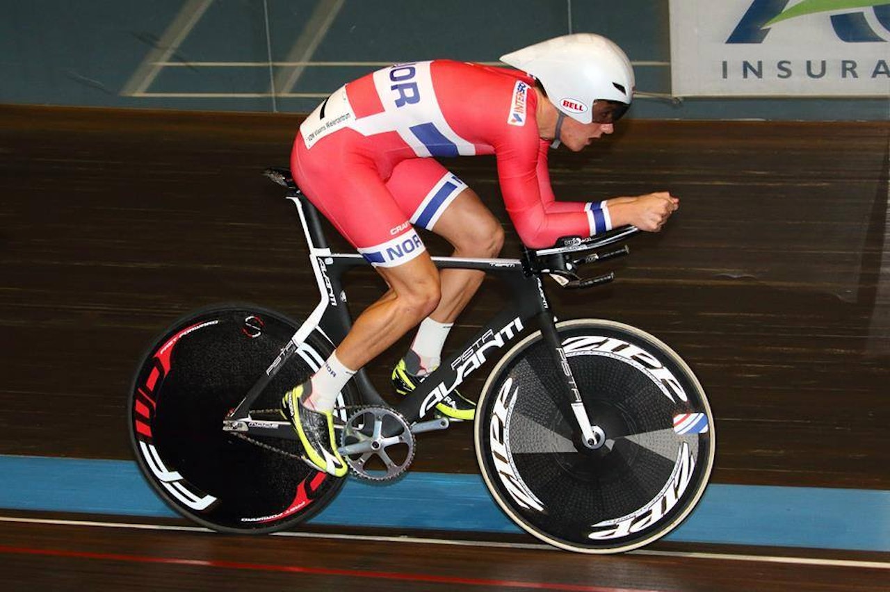 NM-KONGE: Anders Oddli ble lenge presset av Aleksander Perez, men til slutt var trønderen suveren i Omnium. Foto: Privat. NM-KONGE: Anders Oddli ble lenge presset av Aleksander Perez, men til slutt var trønderen suveren i Omnium. Foto: Privat.