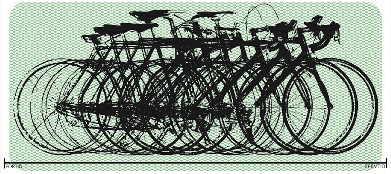 EvOluSjON: Bli en del av landeveishistorien. Kom deg på sykkelen og bli enda mer kultivert i 2015! Illustrasjon: Joar Christoffersen. EvOluSjON: Bli en del av landeveishistorien. Kom deg på sykkelen og bli enda mer kultivert i 2015! Illustrasjon: Joar Christoffersen.