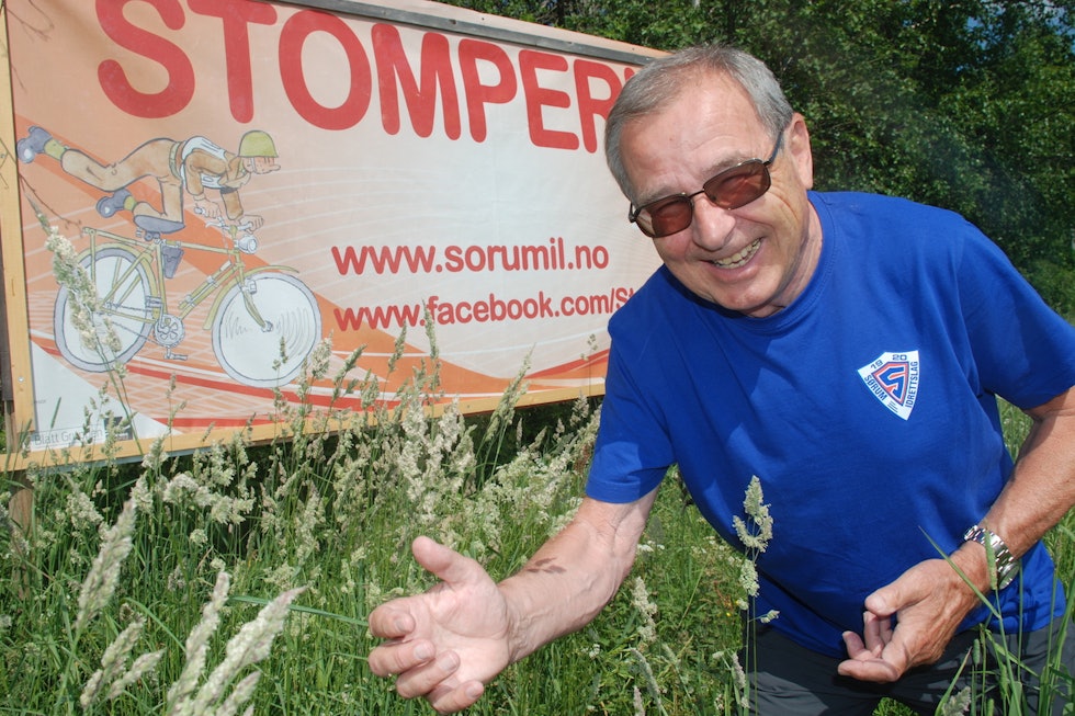 Per Hannaseth, leder for Stomperudarrangementene i Sørum IL, gleder seg til å invitere til NM i maraton 2019. Foto: Jon Wiik Sørum sykkel-NM 2019 Per Hannaseth - Foto Jon Wiik 1400x933