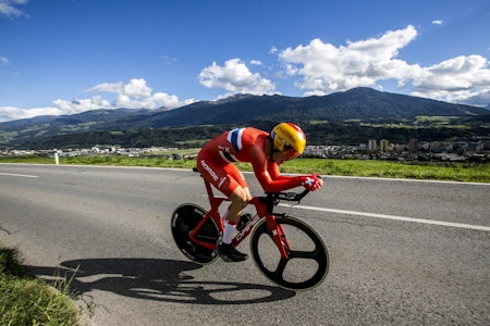 BESTE NORSKE: Søren Wærenskjold ble beste norske på tempo med femteplass i juniorklassen i dag. Foto: Jan Hetfleisch