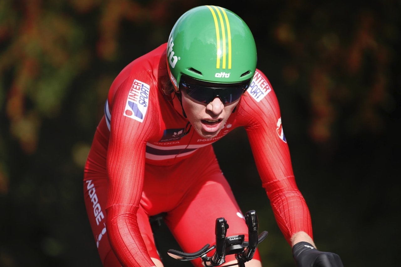 BESTE NORSKE: Johannes Staune-Mittet var beste norske med 11.plass  i juniorenes VM-tempo mandag ettermiddag. Foto: Cor Vos BESTE NORSKE: Johannes Staune-Mittet var beste norske med 11.plass  i juniorenes VM-tempo mandag ettermiddag. Foto: Cor Vos