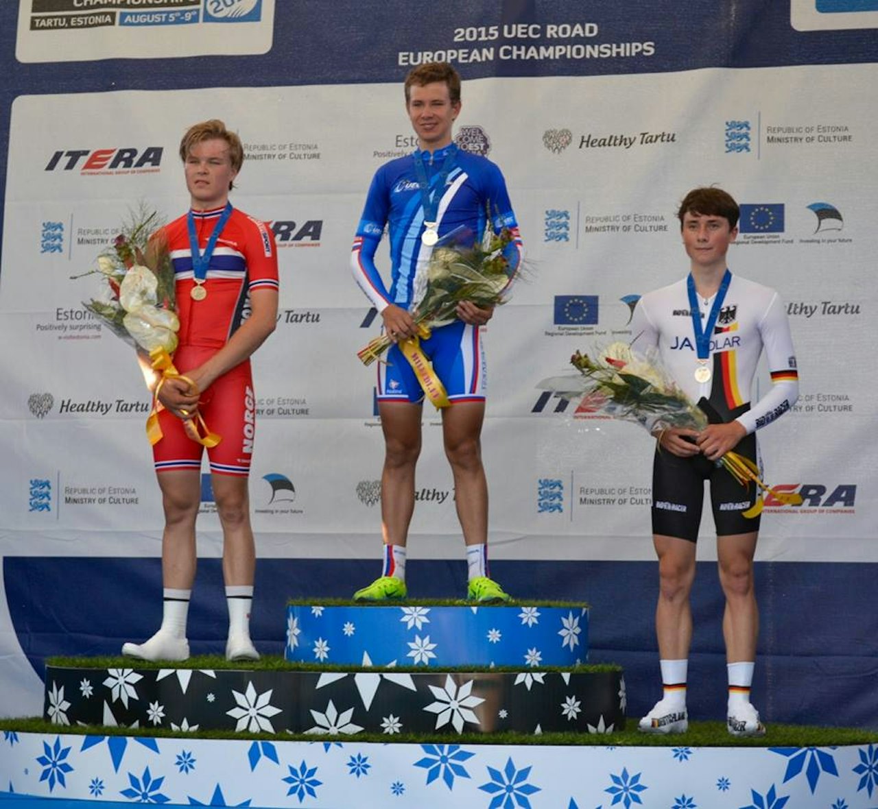 ET STEG OPP: I fjor ble han nummer tre, i år ble det EM-sølv på tempo for Tobias Foss. Foto: Alf Mange Foss.  ET STEG OPP: I fjor ble han nummer tre, i år ble det EM-sølv på tempo for Tobias Foss. Foto: Alf Mange Foss.