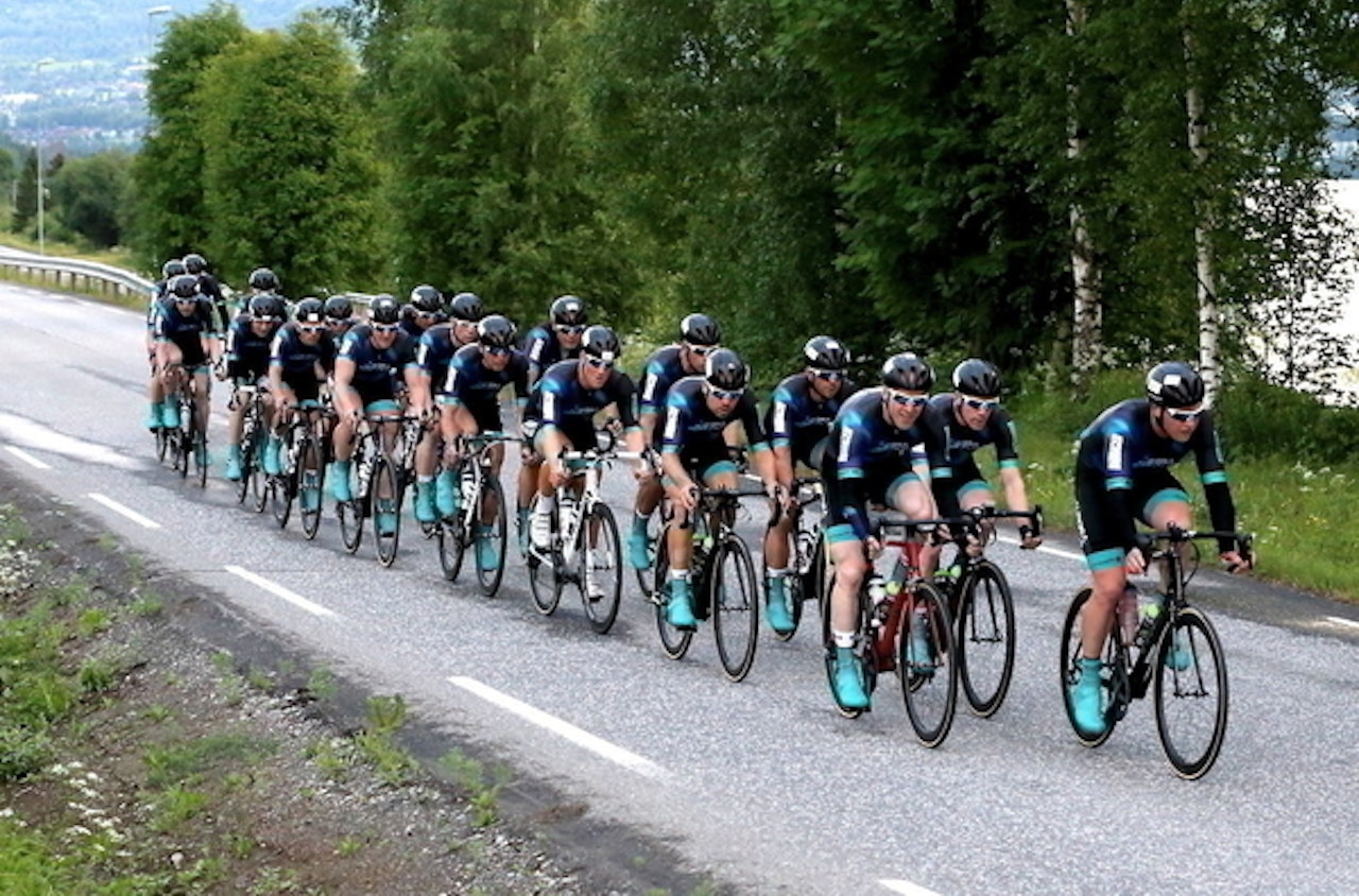 MEDVIND: Aurora Borealis på vei ut fra Lillehammer. Foto: Ola Morken MEDVIND: Aurora Borealis på vei ut fra Lillehammer. Foto: Ola Morken