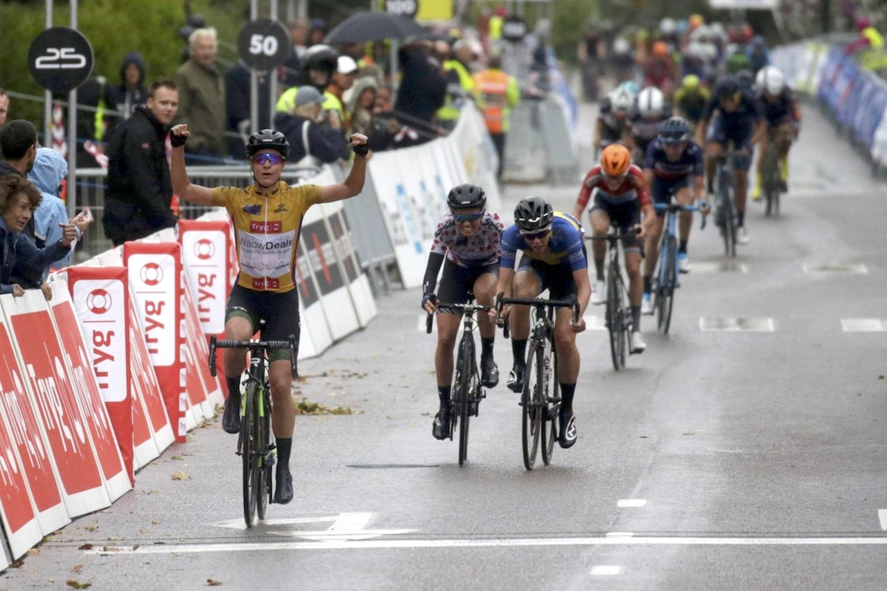 SAMMENLAGTLEDEREN: Marianne Vos tok sin andre strake etappeseier i Ladies Tour of Norway. Foto: Cor Vos