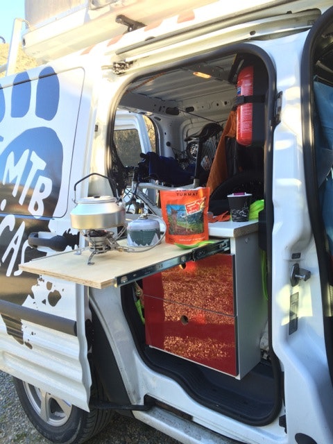 FROKOST: Kajas bil er klar for det meste. FROKOST: Kajas bil er klar for det meste.