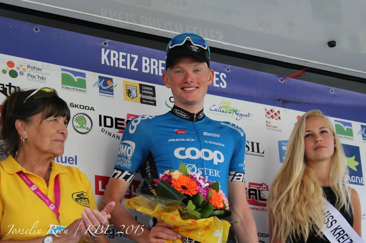 ÉN DAG, TO SEIRE: Fredrik Strand Galta viser storform i etapperittet Kreizh Breizh Elites. Foto: Kreiz Breizh Elites (http://sitekbe.com/wordpress/) ÉN DAG, TO SEIRE: Fredrik Strand Galta viser storform i etapperittet Kreizh Breizh Elites. Foto: Kreiz Breizh Elites (http://sitekbe.com/wordpress/)